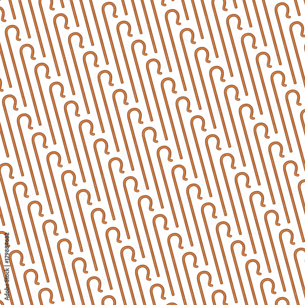 background pattern with shepherd crook (hook)
