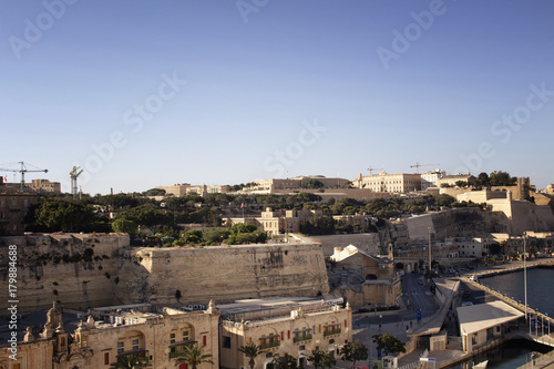 View of Valletta city in Malta.