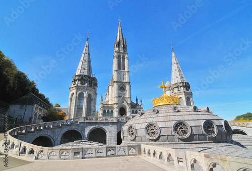 The Sanctuary of Our Lady of Lourdes. France 