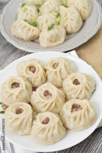 Mongolian Food: Buuz (Steamed Mongolian Dumplings) 