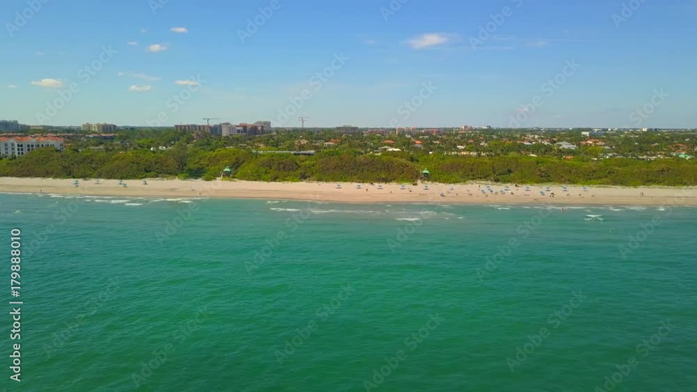 Aerial lateral video Red Reef Park Boca Raton Florida Aerial lateral video Red Reef Park Boca Raton Florida
