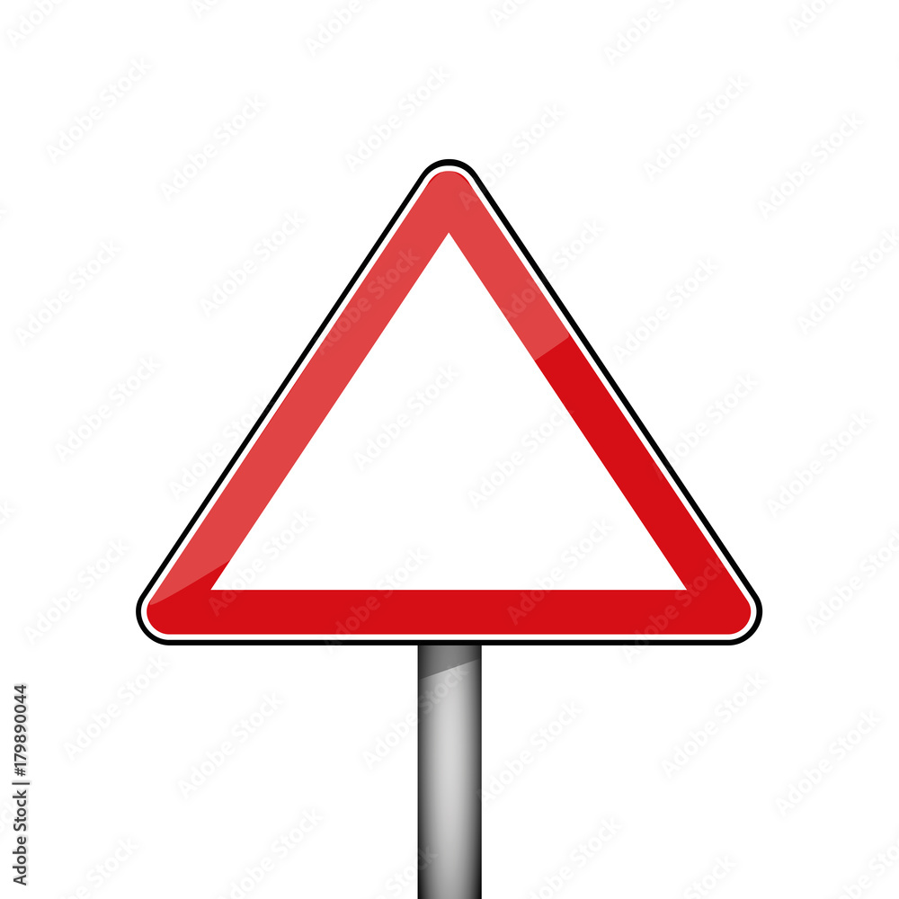 warnschild dreieckig blanko warnschild dreieckig blanko