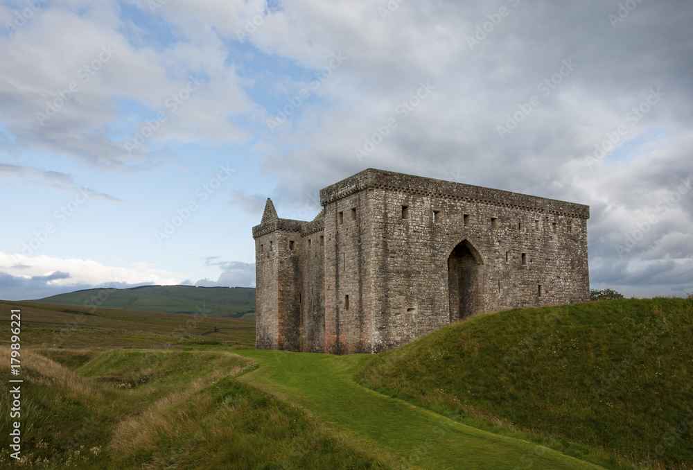 The Hermitage Castle in the Border Region of Scotland, United Kingdom; Concept for visit castles in Scotland