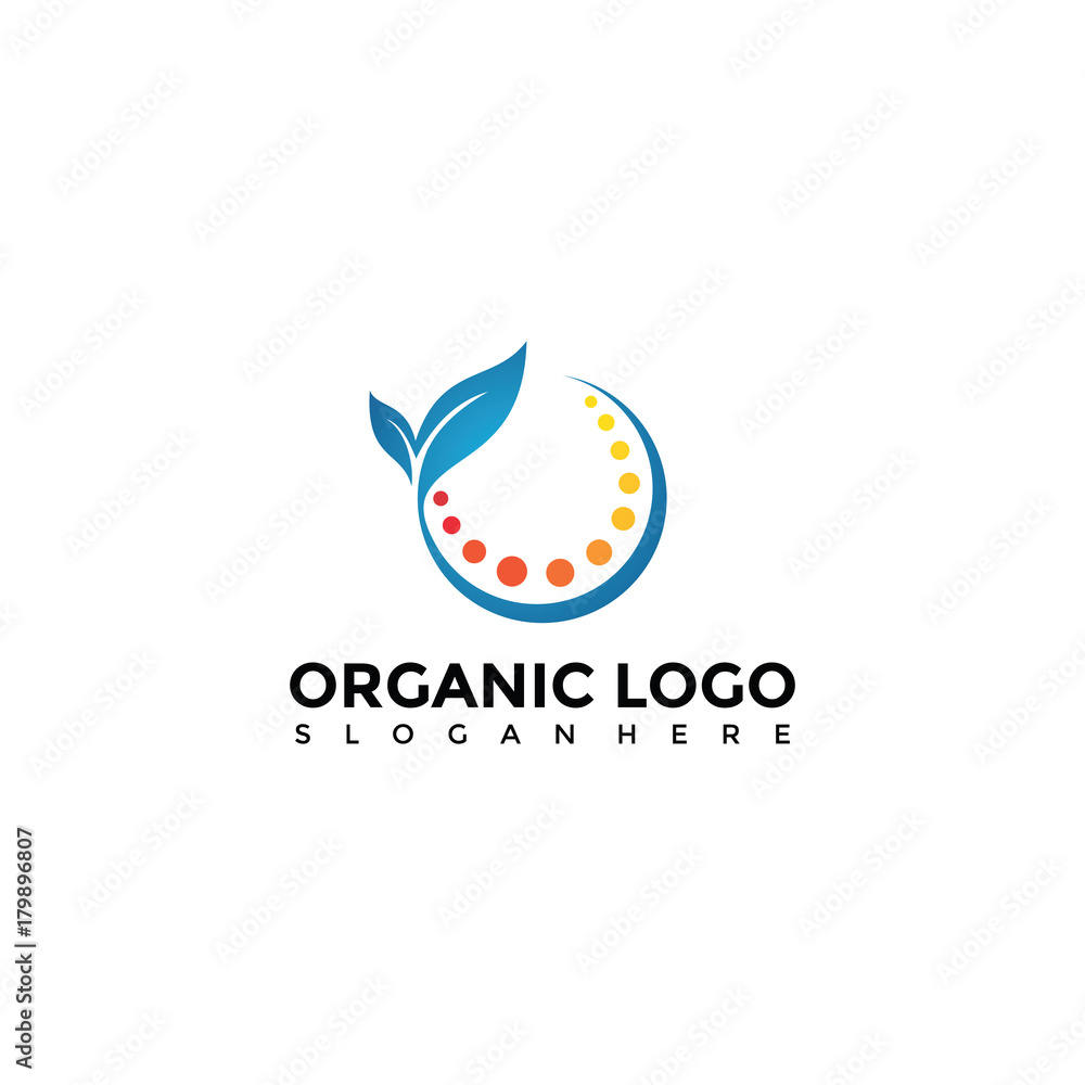 Organic and Nature Logo Template. Vector Eps.10