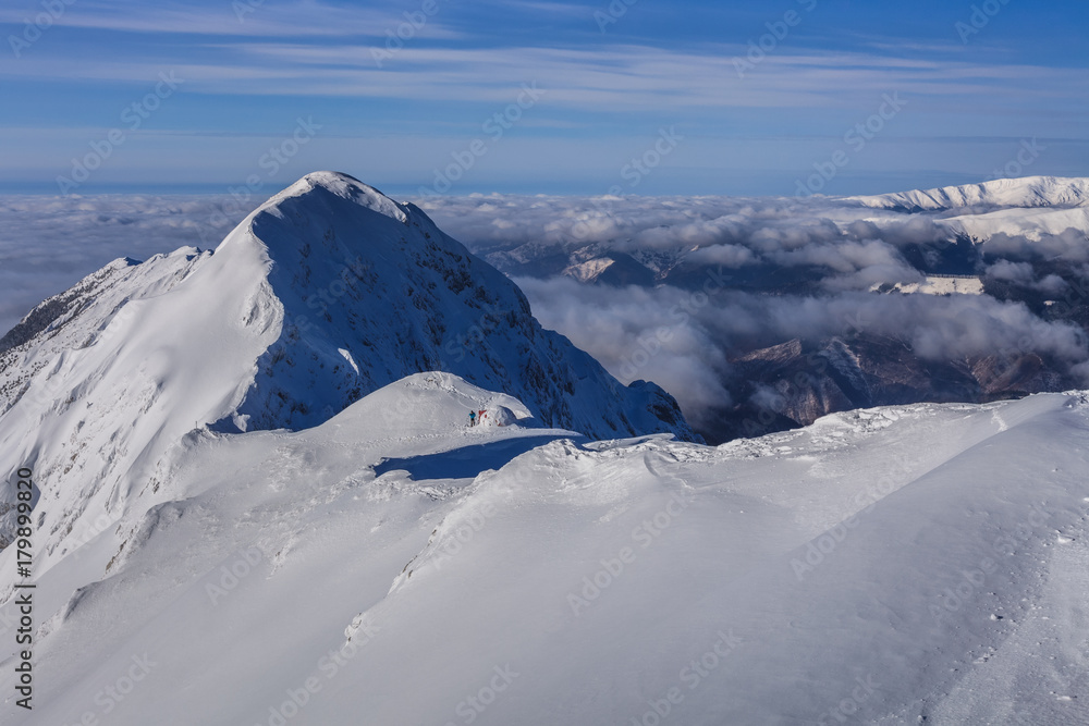 mountain landscape in winter