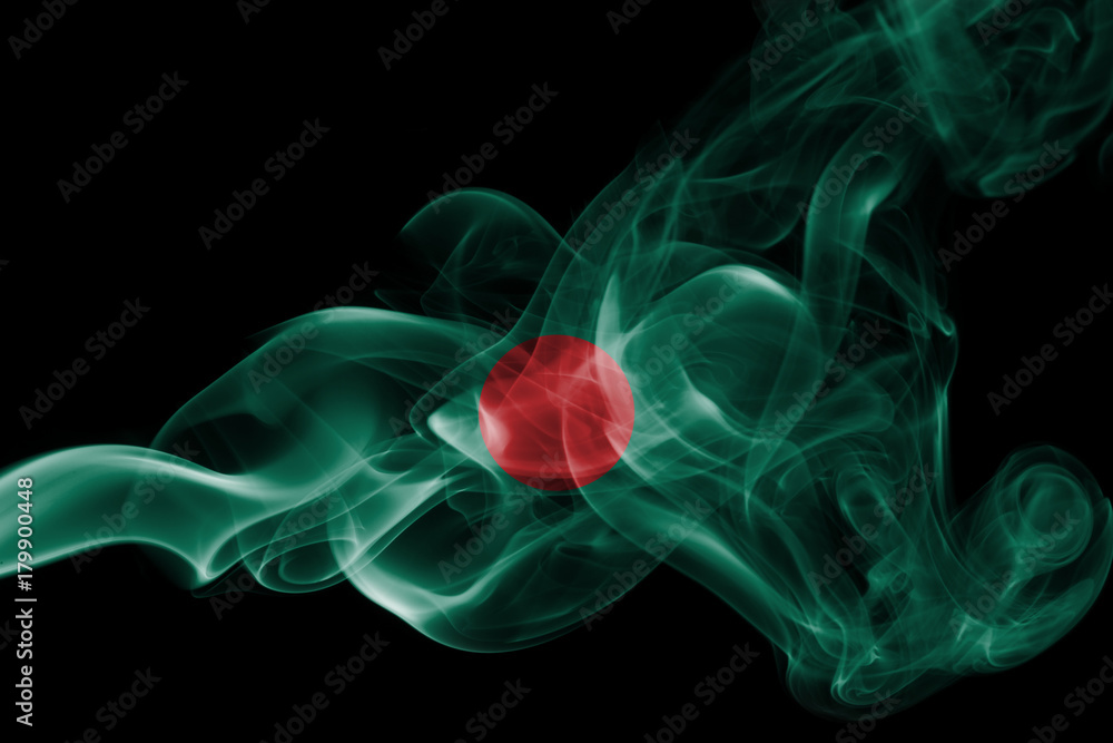 Bangladesh smoke flag