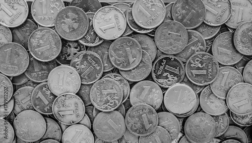 Russian money - coins rubles