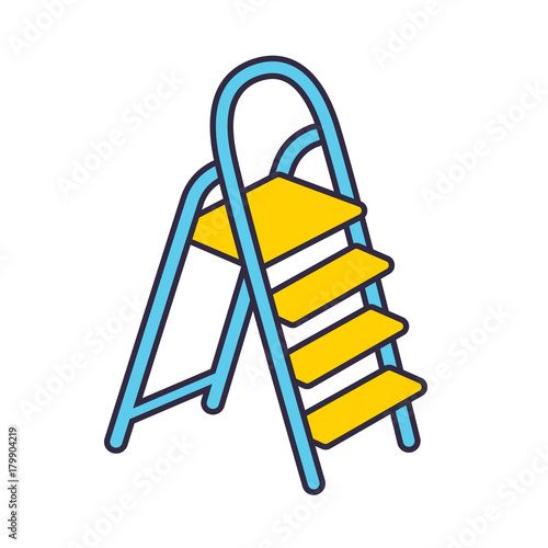 Ladder icon isolated.