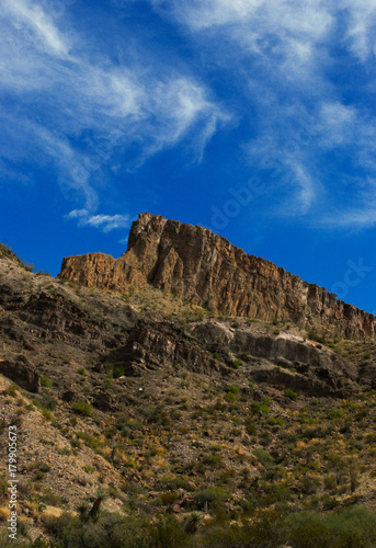 Rocks along River Road 170 near Presidio, Texas