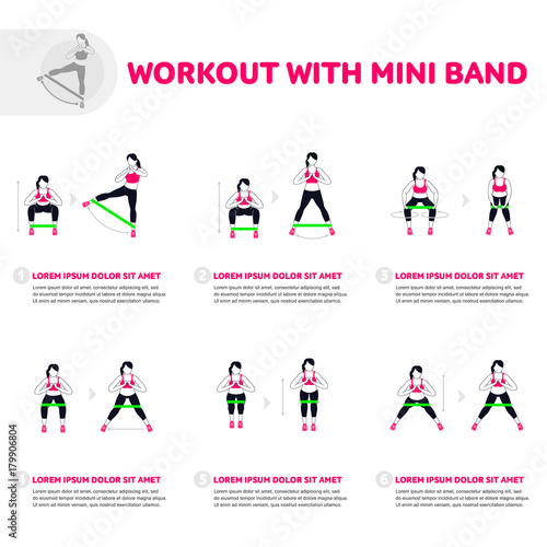 Workout with mini band