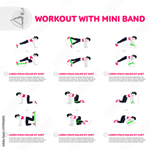 Workout with mini band