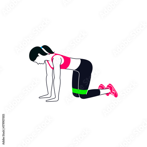 Workout with mini band