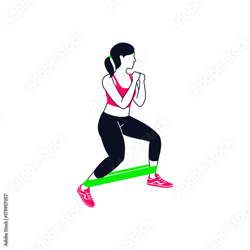 Workout with mini band