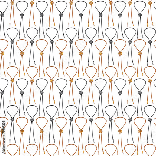 background pattern with cowboy bolo ties