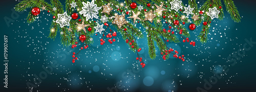 winter invitation card