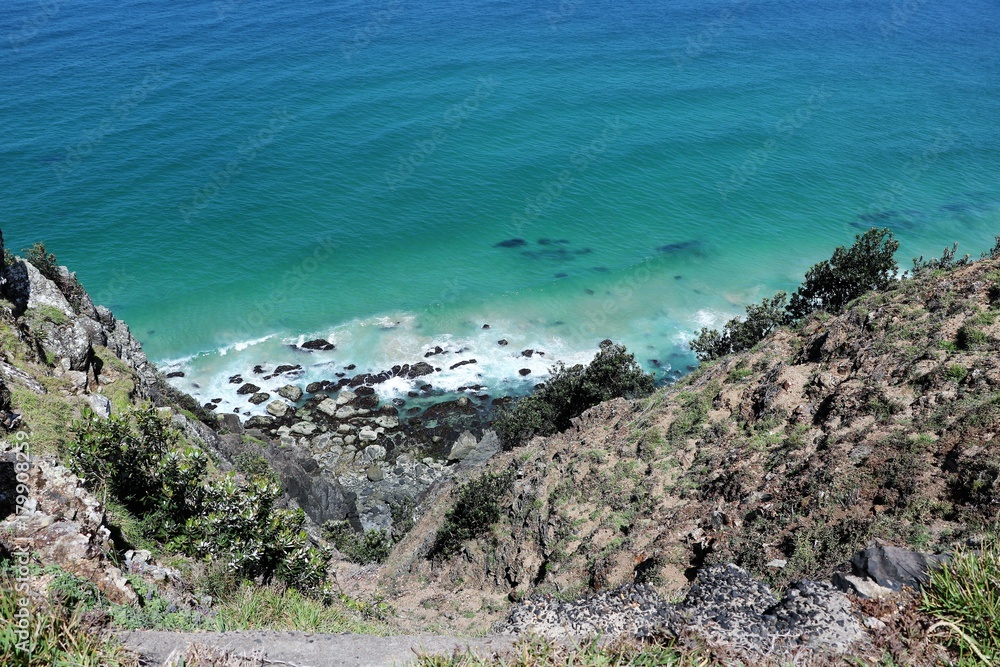 Coastal landscape of Cape Byron Bay in New South Wales, Australia