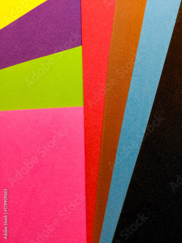 Colorful background pattern of foamboard in the background