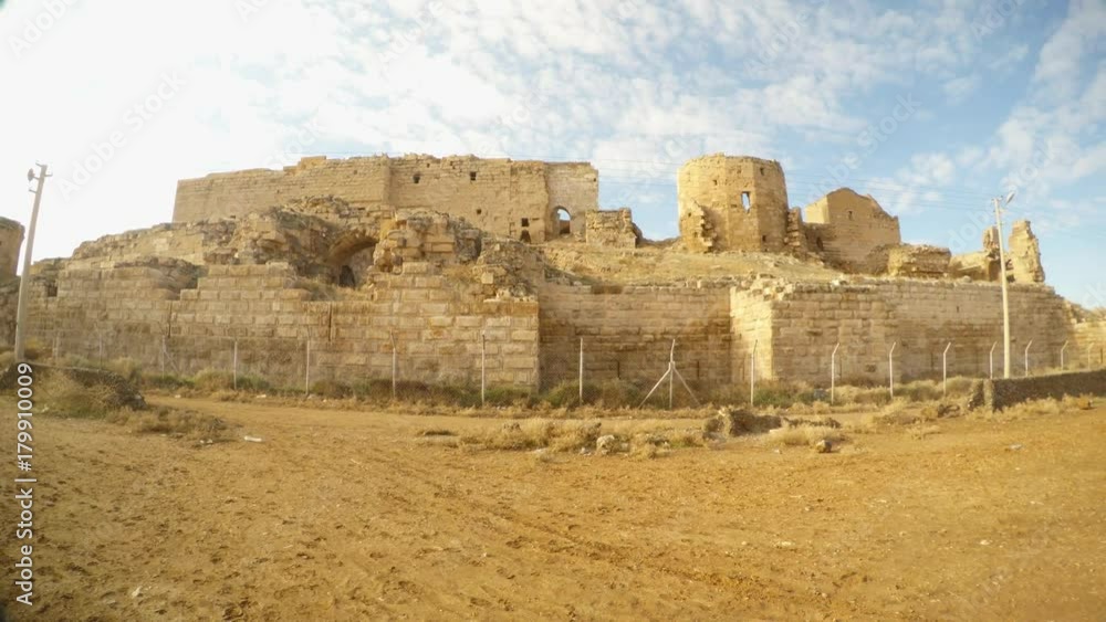 Remains of the minaret, ruins of Date Harran University, close to the border between Turkey and Syria Remains of the minaret, ruins of Date Harran University, close to the border between Turkey and Syria