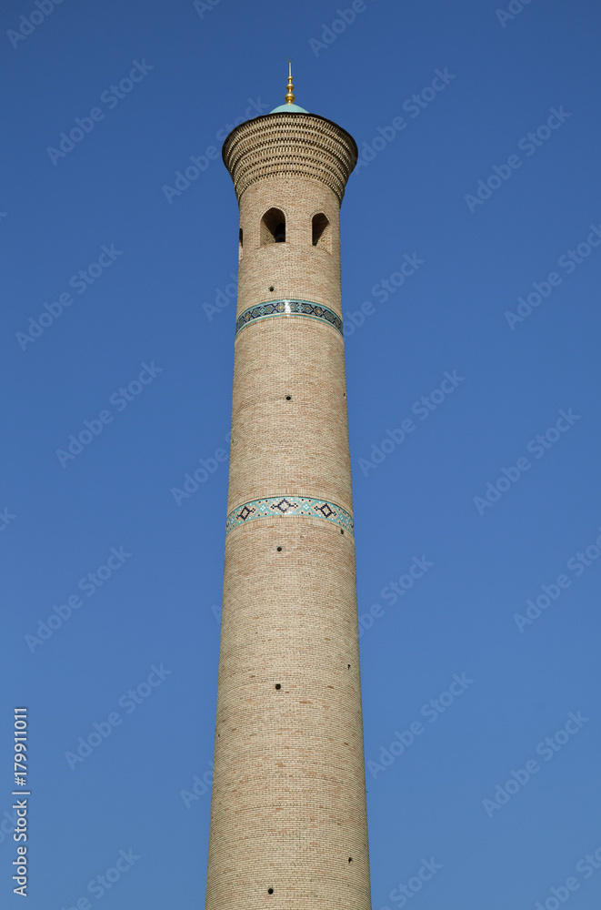 Minaret in Uzbekistan