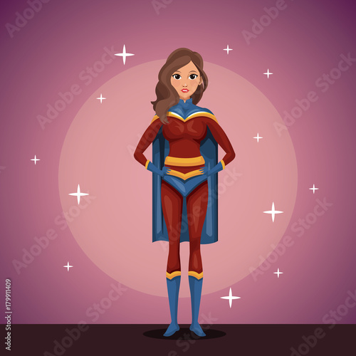 Woman cosplay style icon vector illustration graphic design