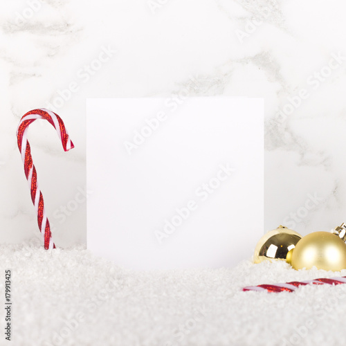 Blank Christmas Card