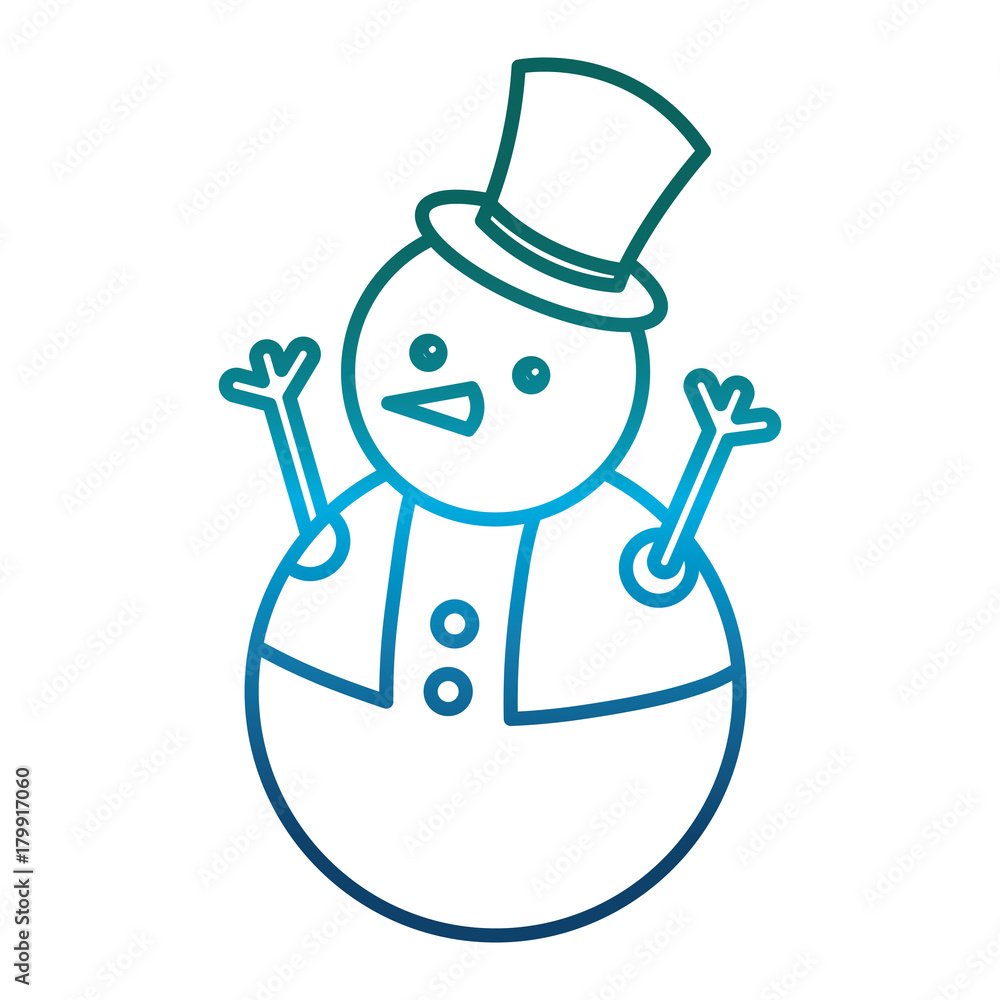 snowman icon over white background vector illustration snowman icon over white background vector illustration