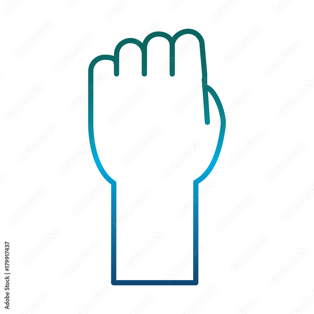 human hand Icon over white background vector illustration human hand Icon over white background vector illustration