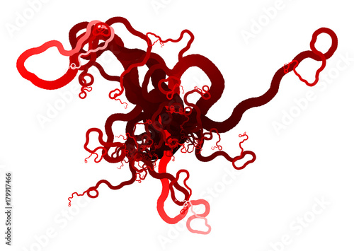 Vector Tentacles Plexus - Generative Art  