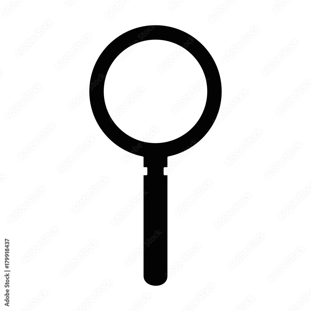 magnifying glass isolated icon magnifying glass isolated icon
