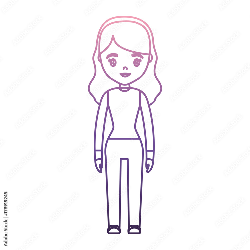 young girl standing icon over white background vector illustration young girl standing icon over white background vector illustration