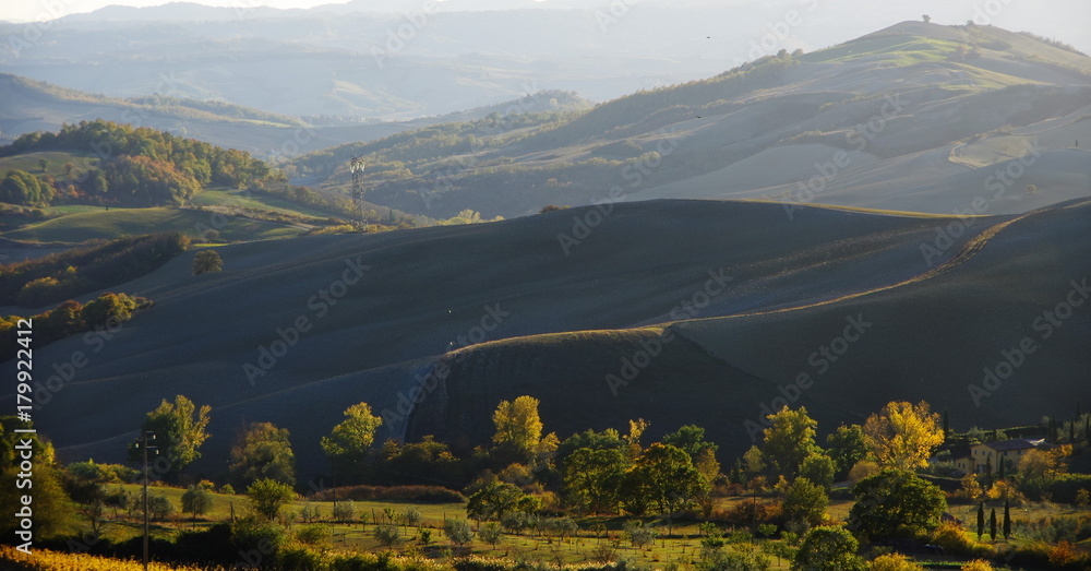 Autumn in the Tuscany countryside