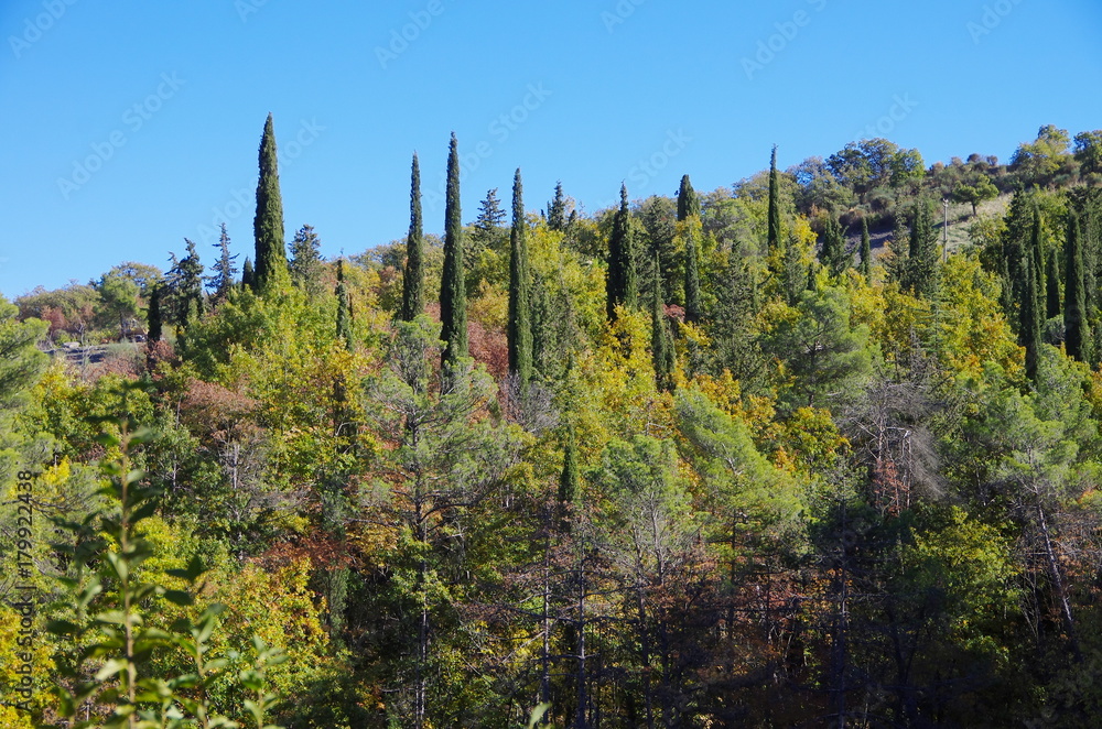Autumn in the Tuscany countryside