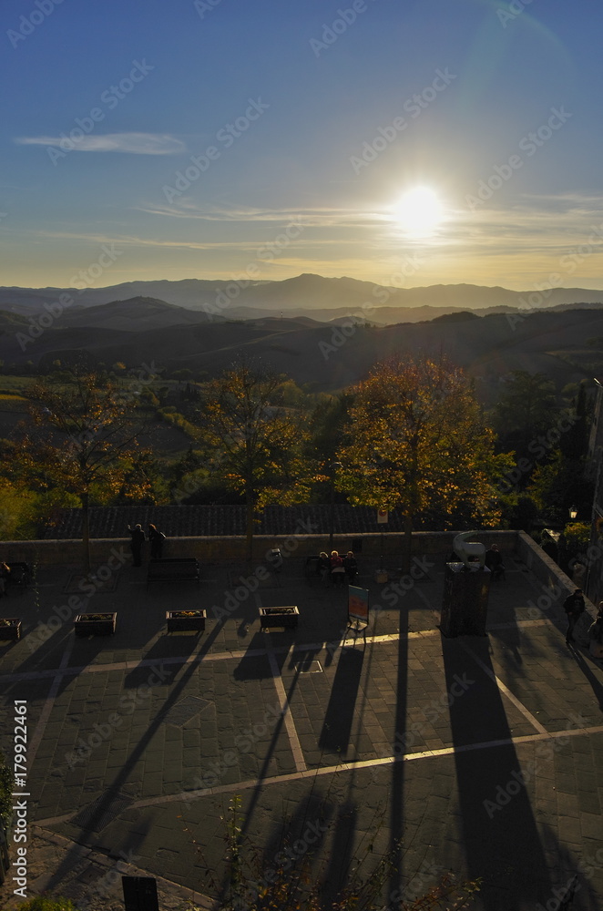 Autumn in the Tuscany countryside