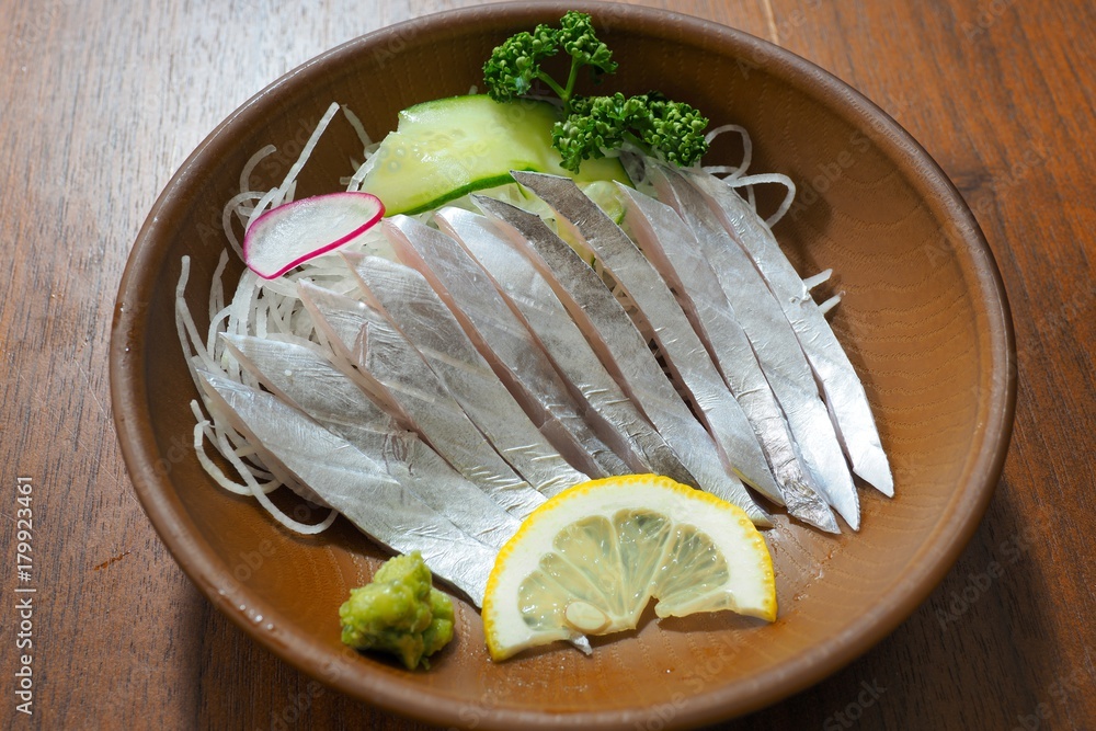 太刀魚の刺身 Stock Photo Adobe Stock
