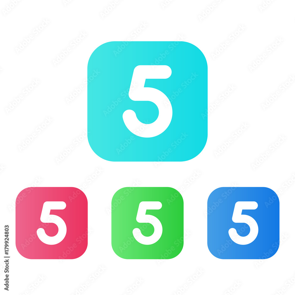 Four Colors - Flat App Icons Four Colors - Flat App Icons