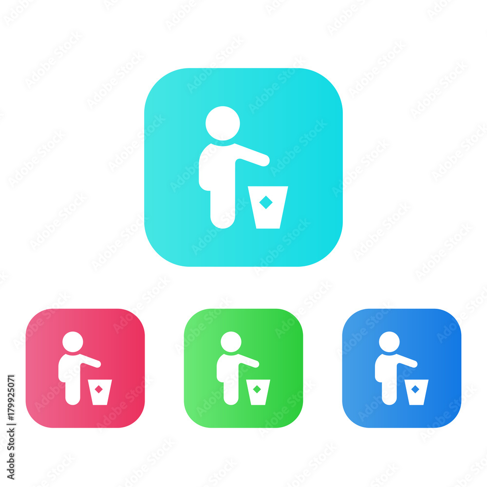 Four Colors - Flat App Icons Four Colors - Flat App Icons