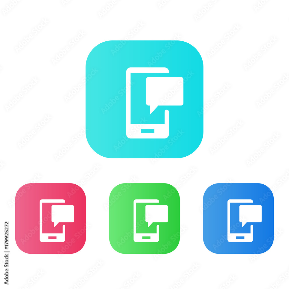 Four Colors - Flat App Icons Four Colors - Flat App Icons