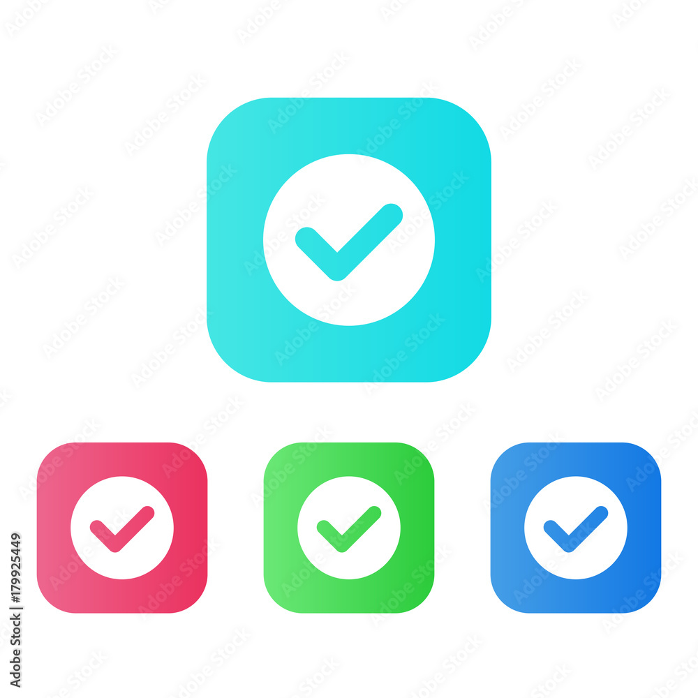 Four Colors - Flat App Icons Four Colors - Flat App Icons