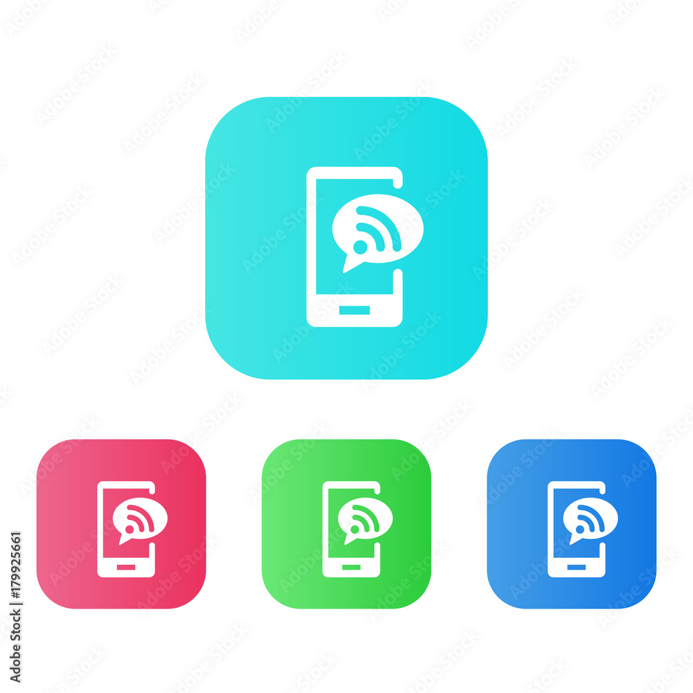 Four Colors - Flat App Icons Four Colors - Flat App Icons