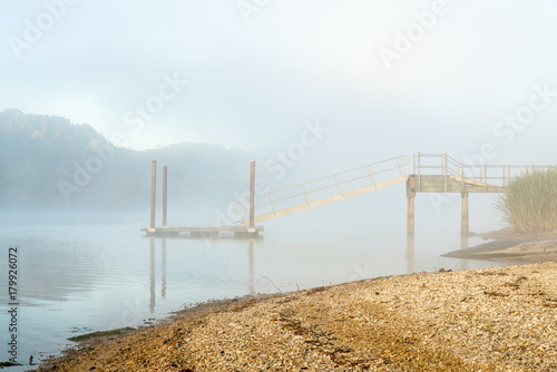 dock and boat ramp on Tennessee River