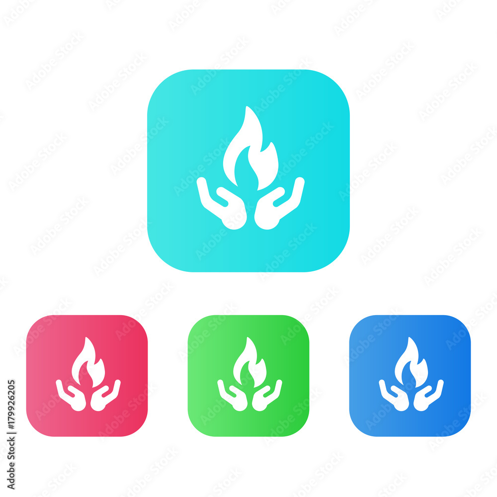 Four Colors - Flat App Icons Four Colors - Flat App Icons