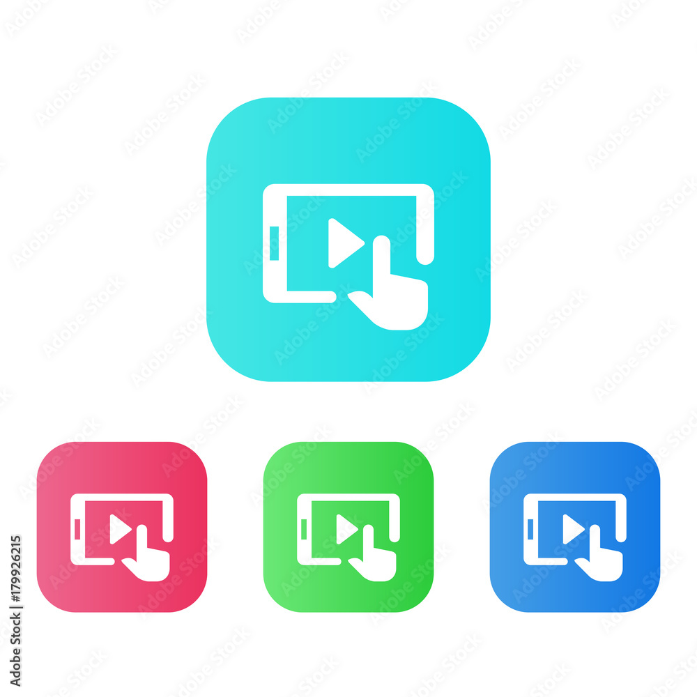 Four Colors - Flat App Icons Four Colors - Flat App Icons
