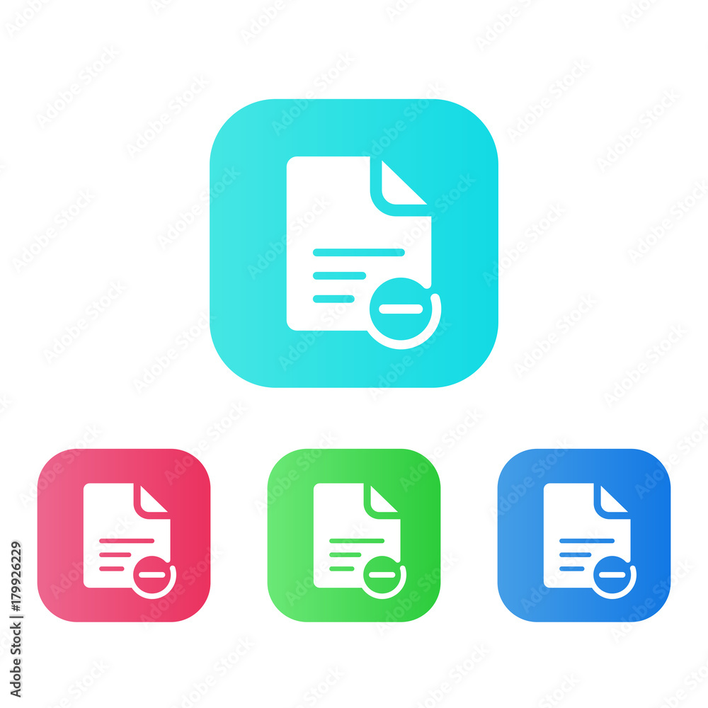 Four Colors - Flat App Icons Four Colors - Flat App Icons
