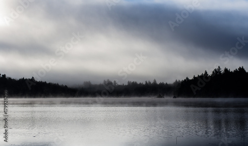 Foggy Lake in Maine