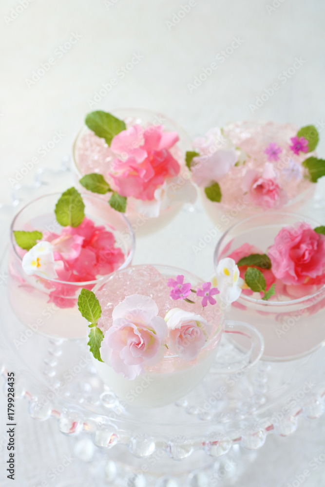 お花のゼリー お花のゼリー