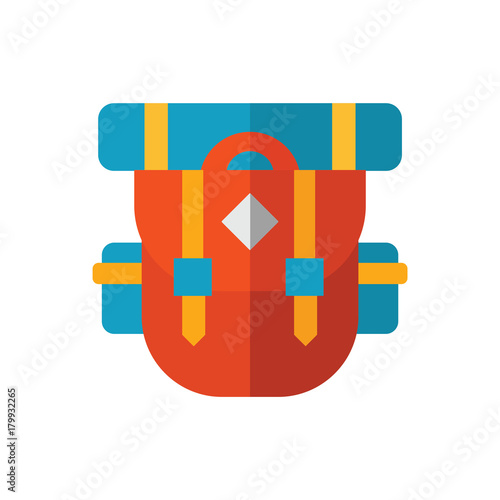 Bag vector tour and travel icon design illustration