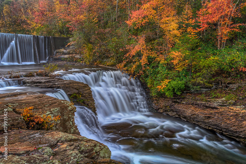 Fall at DeSoto Falls