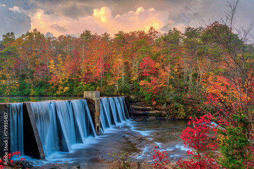 Sunrise at DeSoto Falls
