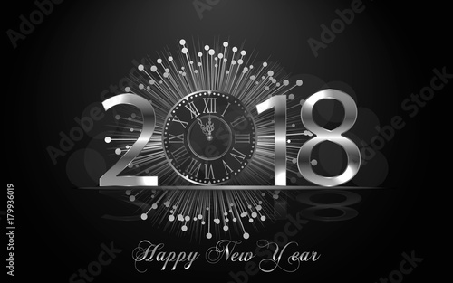 Happy New Year 2017. Vector...