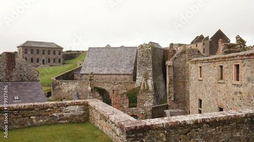 Charles fort barracks, a star shaped fort from 17th century in Ireland
